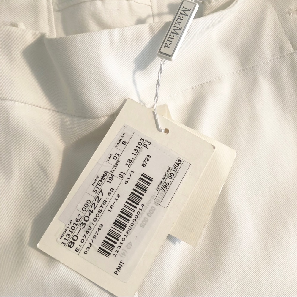 MaxMara Stemma wide leg sailor style trousers - Picture 6 of 7